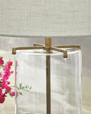 Gizeh Clear/Gold Finish Table Lamp - L430954