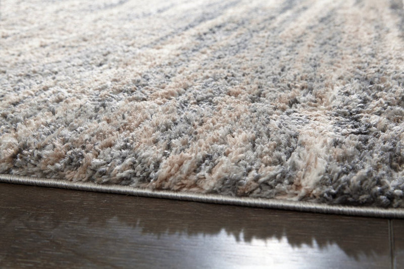 Gizela Ivory/Beige/Gray Medium Rug - Gate FurnitureRug Medium