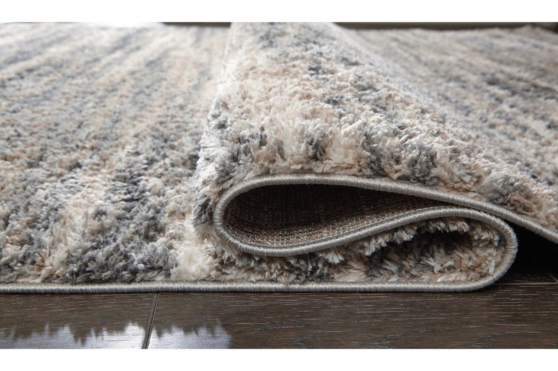 Gizela Ivory/Beige/Gray Medium Rug - Gate FurnitureRug Medium