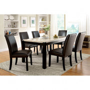 Gladstone Dark Walnut/Ivory Dining Table - CM3823T