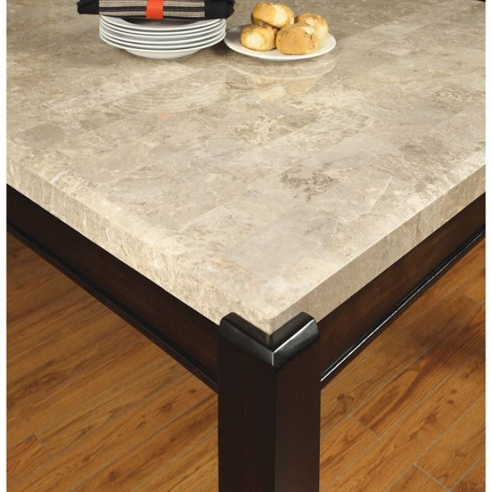 Gladstone Dark Walnut/Ivory Dining Table - CM3823T