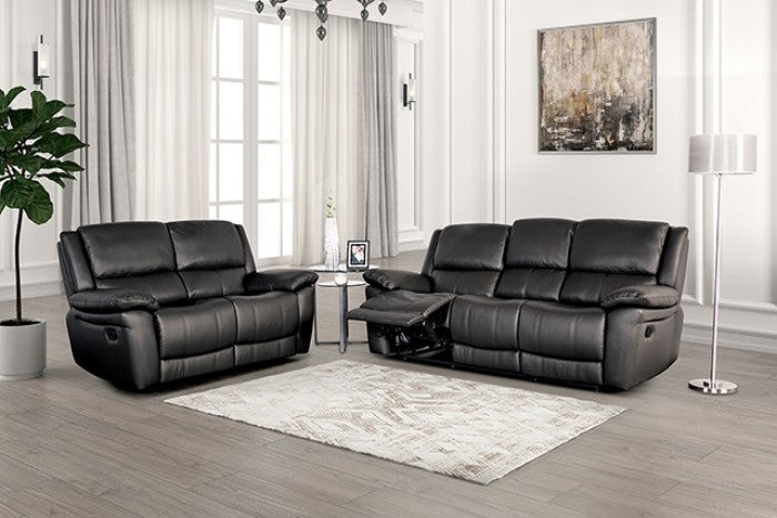 Glarus Black Recliner Chair - FM69003BK-CH-M