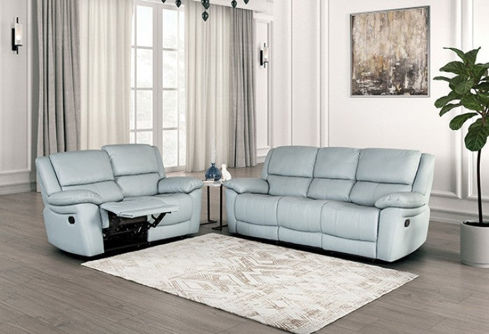 Glarus Powder Blue Recliner Chair - FM69003BL-CH-M