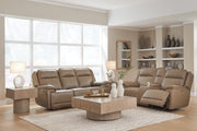 Glencroft Sofa and Loveseat in Sahara - PKG023978