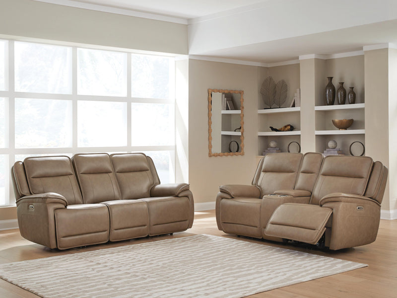Glencroft Sofa and Loveseat in Sahara - PKG023978