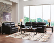 Glennbre Sofa and Loveseat in Midnight - PKG026536