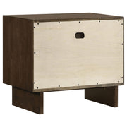 Glenwood 2-drawer Nightstand Bedside Table Warm Brown - 225012