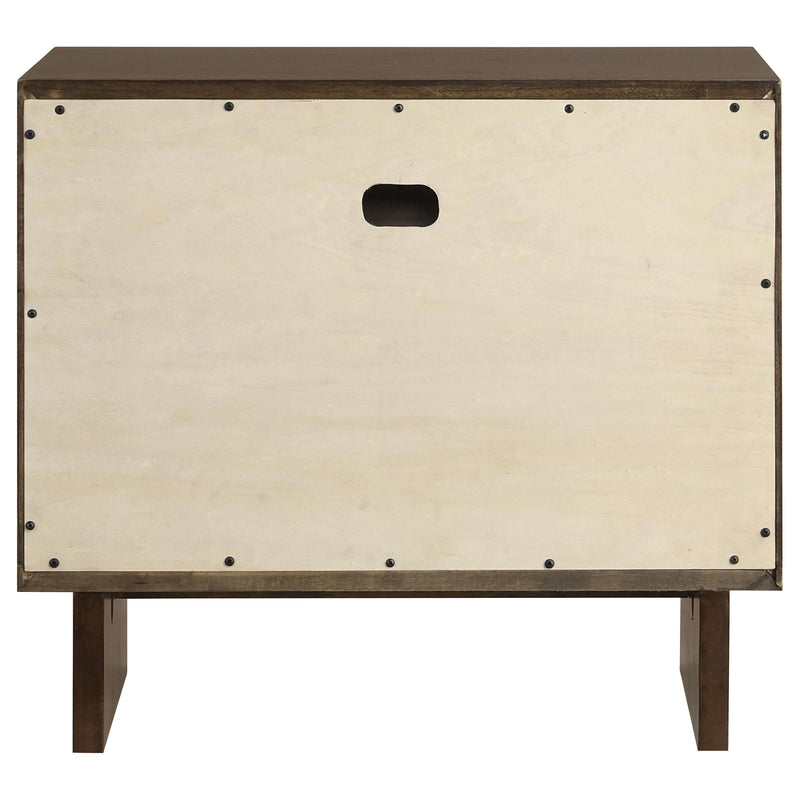Glenwood 2-drawer Nightstand Bedside Table Warm Brown - 225012