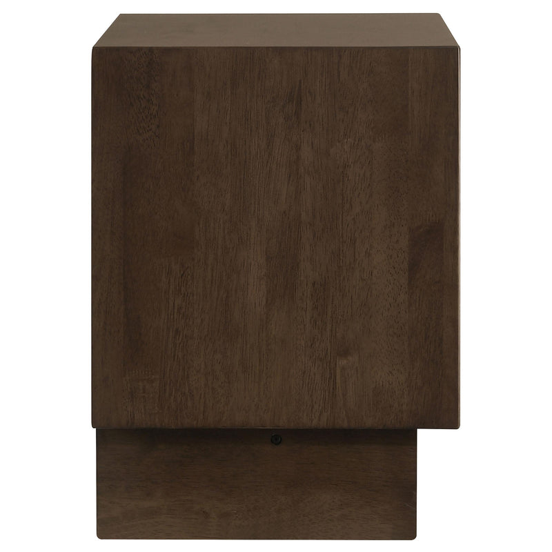 Glenwood 2-drawer Nightstand Bedside Table Warm Brown - 225012