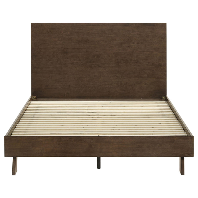 Glenwood 48-inch Queen Platform Panel Bed Warm Brown - 225011Q