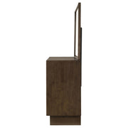 Glenwood 6-drawer Dresser and Mirror Warm Brown - 225013M