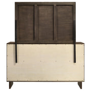 Glenwood 6-drawer Dresser and Mirror Warm Brown - 225013M