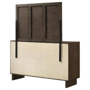 Glenwood 6-drawer Dresser and Mirror Warm Brown - 225013M