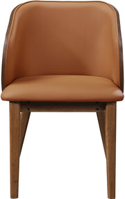 Glenwood Vegan Leather Upholstered Dining Chair in Cognac, Set of 2 - 88035Cognac-C