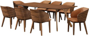 Glenwood Vegan Leather Upholstered Dining Chair in Cognac, Set of 2 - 88035Cognac-C