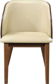 Glenwood Vegan Leather Upholstered Dining Chair in Cream, Set of 2 - 88035Cream-C