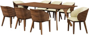 Glenwood Vegan Leather Upholstered Dining Chair in Cream, Set of 2 - 88035Cream-C