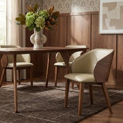 Glenwood Vegan Leather Upholstered Dining Chair in Khaki, Set of 2 - 88035Khaki-C