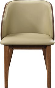 Glenwood Vegan Leather Upholstered Dining Chair in Khaki, Set of 2 - 88035Khaki-C