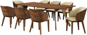 Glenwood Vegan Leather Upholstered Dining Chair in Khaki, Set of 2 - 88035Khaki-C