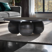 Globus Iron Coffee Table in Black - 225Black-CT