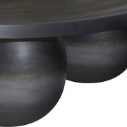 Globus Iron Coffee Table in Black - 225Black-CT