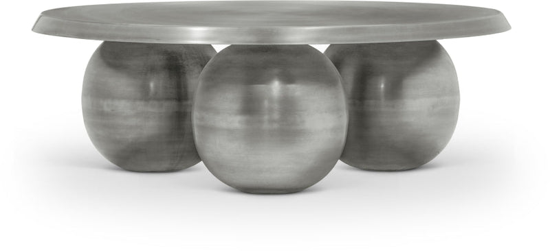 Globus Iron Coffee Table in Silver - 225Silver-CT