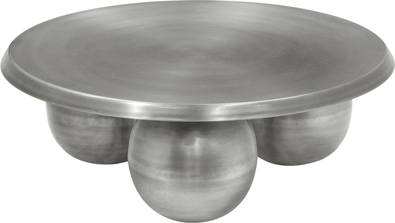 Globus Iron Coffee Table in Silver - 225Silver-CT