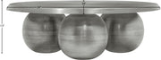 Globus Iron Coffee Table in Silver - 225Silver-CT