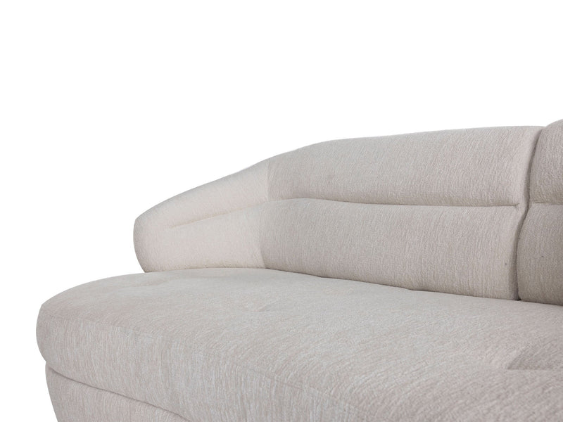 Gloria 4-pieces (2 Sofa & 2 Swivel Chair) Livingroom in Cream - 200-ZEN-GLO-CRE-3311