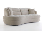 Gloria 4-pieces (2 Sofa & 2 Swivel Chair) Livingroom in Cream - 200-ZEN-GLO-CRE-3311