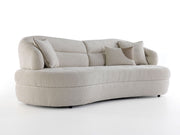 Gloria 4-pieces (2 Sofa & 2 Swivel Chair) Livingroom in Cream - 200-ZEN-GLO-CRE-3311