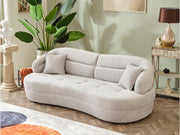 Gloria Convertible Sofa Cream in Cream - 101-GLO-MIL04-3