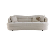 Gloria Convertible Sofa in Cream - 200-ZEN-GLO-CRE-3