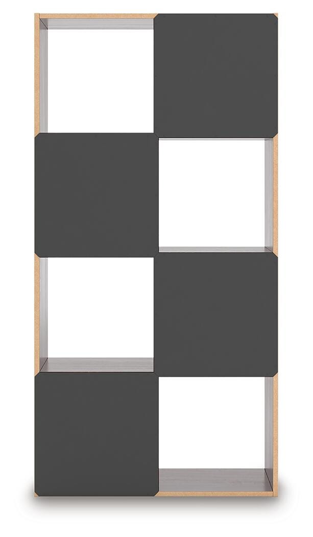 Glosmount Cherry/Light Brown Eight Cube Organizer - EA1055-4X2