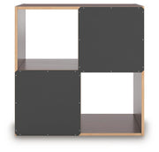 Glosmount Cherry/Light Brown Four Cube Organizer - EA1055-2X2
