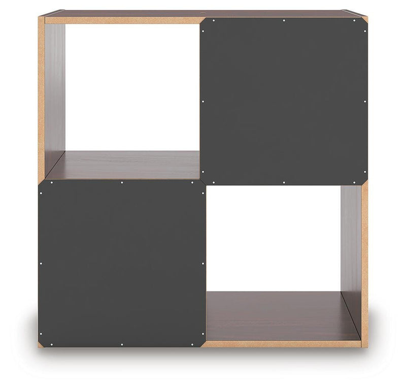 Glosmount Cherry/Light Brown Four Cube Organizer - EA1055-2X2
