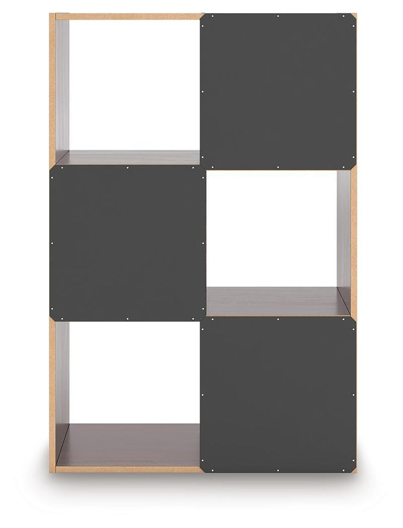 Glosmount Cherry/Light Brown Six Cube Organizer - EA1055-3X2