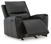 Glossmore Black Recliner - PCU1170025