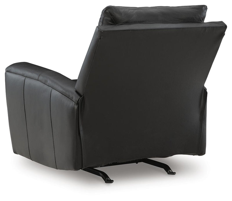 Glossmore Black Recliner - PCU1170025