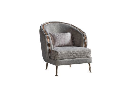 Gokce Chair Grey in Grey - 101-GOK-E54635502-B