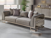 Gokce Stationary Sofa Grey in Grey - 101-GOK-E54635502-3