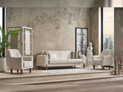Gold Chair in Cream - 200-SER-GOL-PINAR03-B
