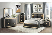Blake Black/Gold Mirror - BLAKE-BLACK/GOLD-MR