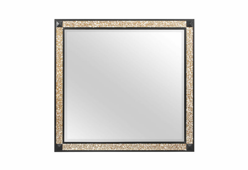 Blake Black/Gold Mirror - BLAKE-BLACK/GOLD-MR