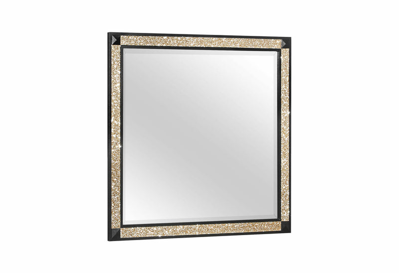 Blake Black/Gold Mirror - BLAKE-BLACK/GOLD-MR