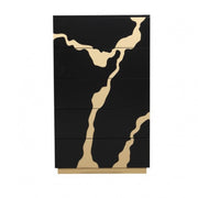 Goldsberg Black/Gold Chest - FM7425BK-C
