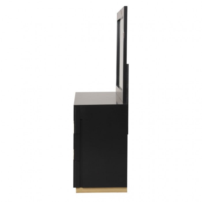 Goldsberg Black/Gold Dresser - FM7425BK-D