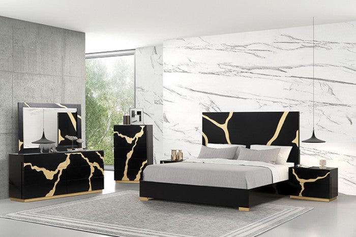 Goldsberg Black/Gold Mirror - FM7425BK-M