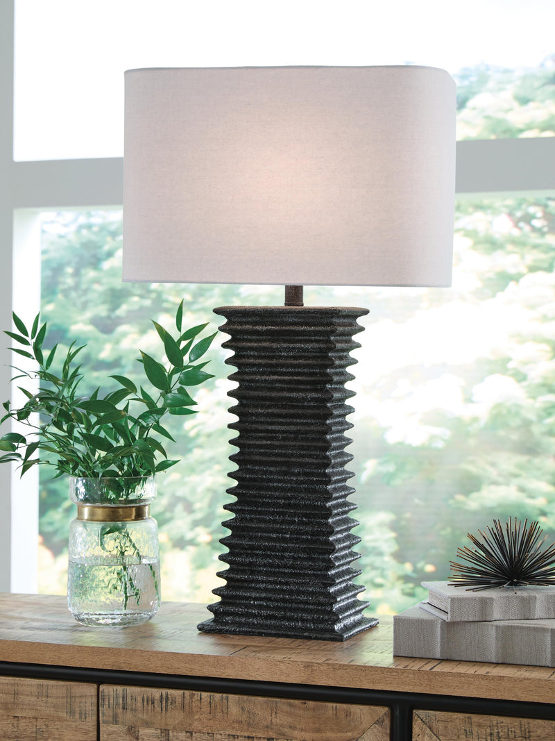Golzar Black Table Lamp - L236094